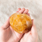 Golden Healer Quartz Heart - 1 of a Kind