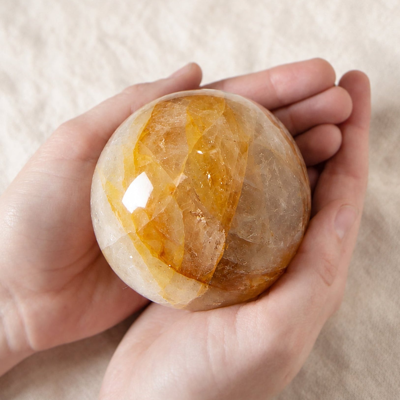 Golden Healer Quartz Sphere - 1 of a Kind