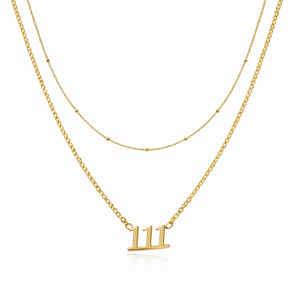 Angel Number Necklaces - Gold or Silver