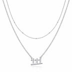 Angel Number Necklaces - Gold or Silver