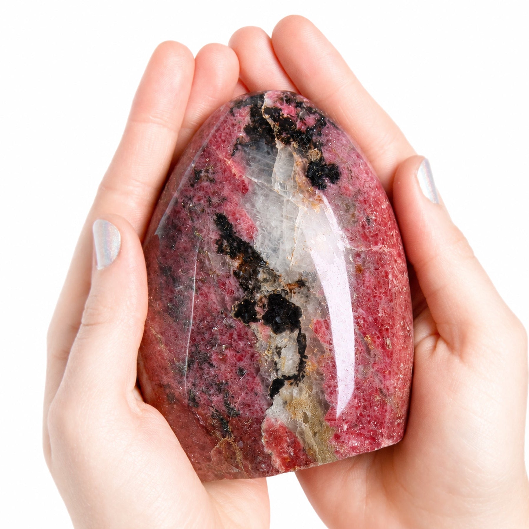 Rhodonite Freeform - 1 of a Kind - AAA Premium Quality