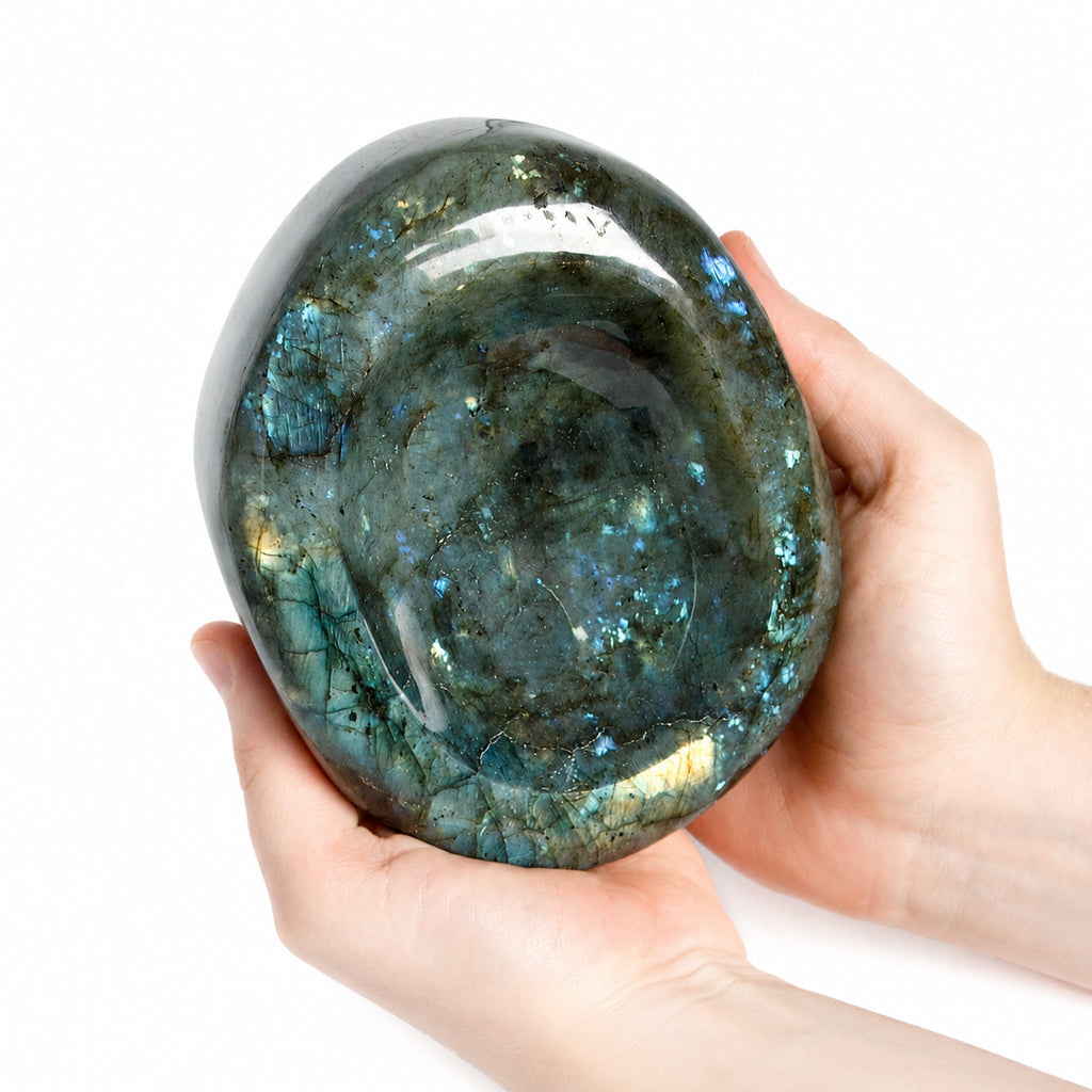 Labradorite Blue Flame Bowl