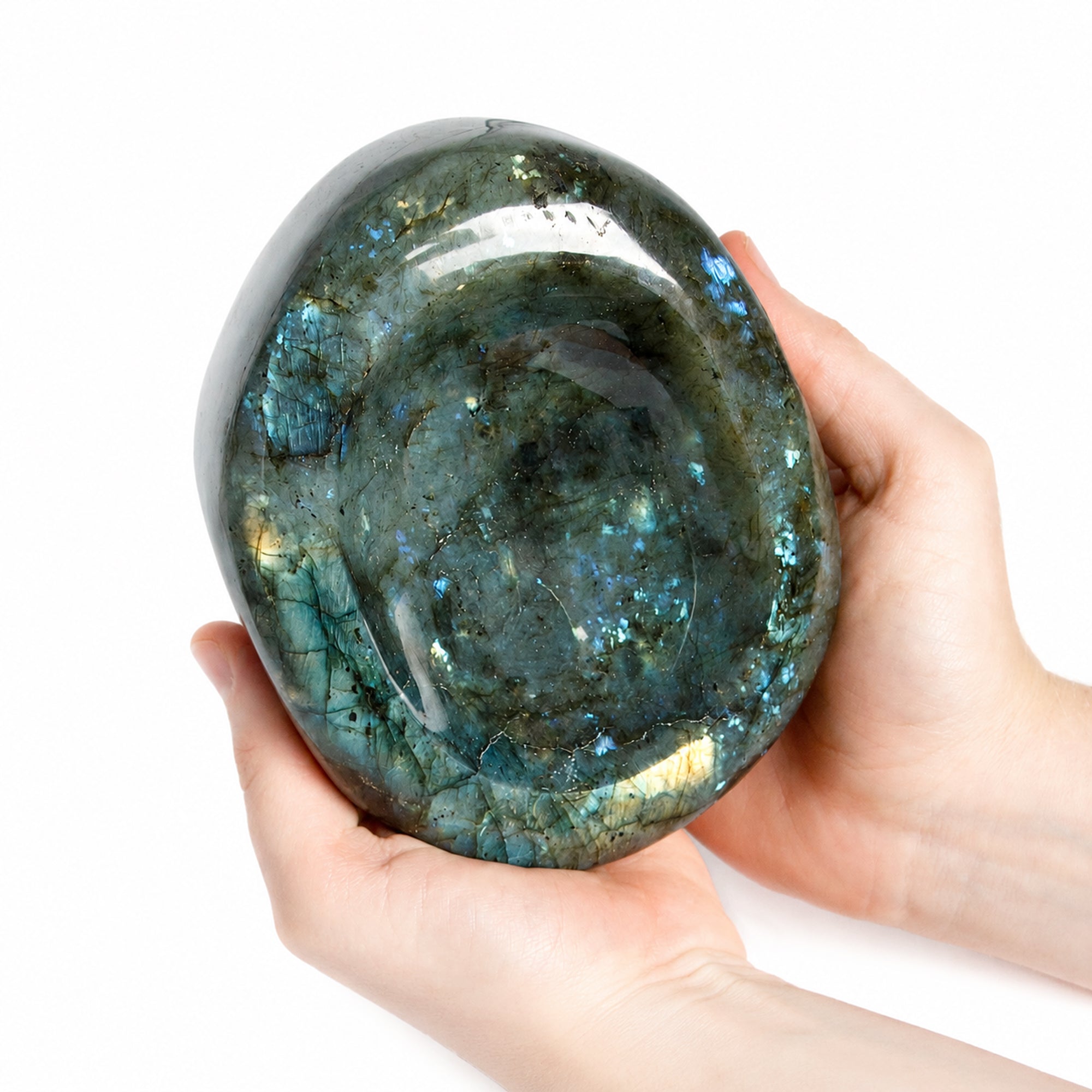 Labradorite Blue Flame Bowl