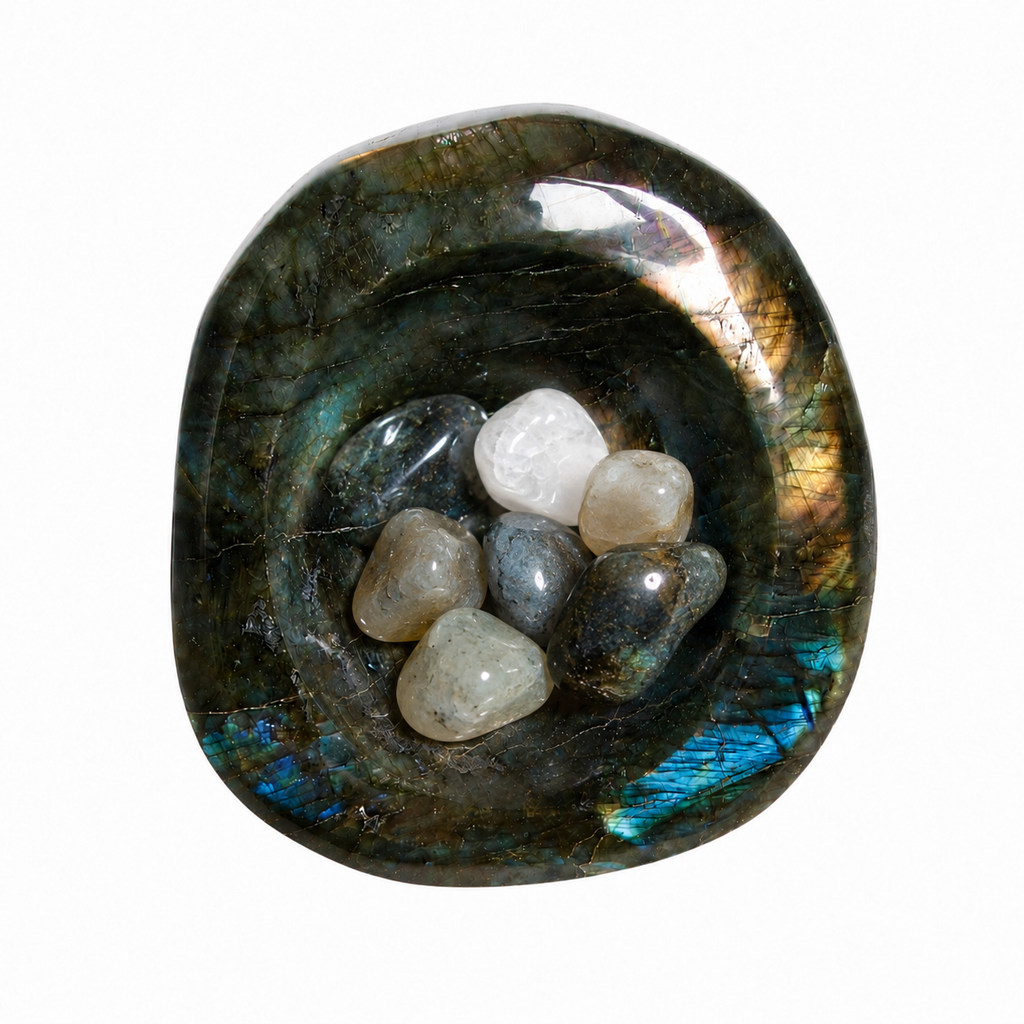 Labradorite Blue Flame Bowl