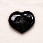 Black Tourmaline Heart - 1 of a Kind - AAA Premium Quality