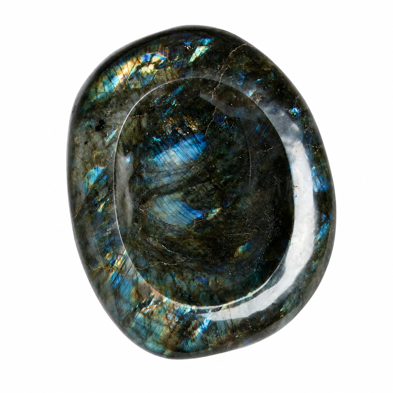Labradorite Blue Flame Bowl