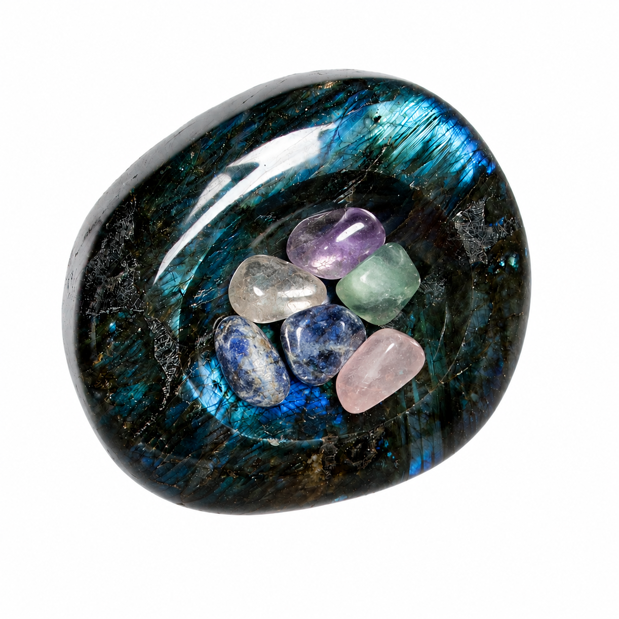 Labradorite Blue Flame Bowl