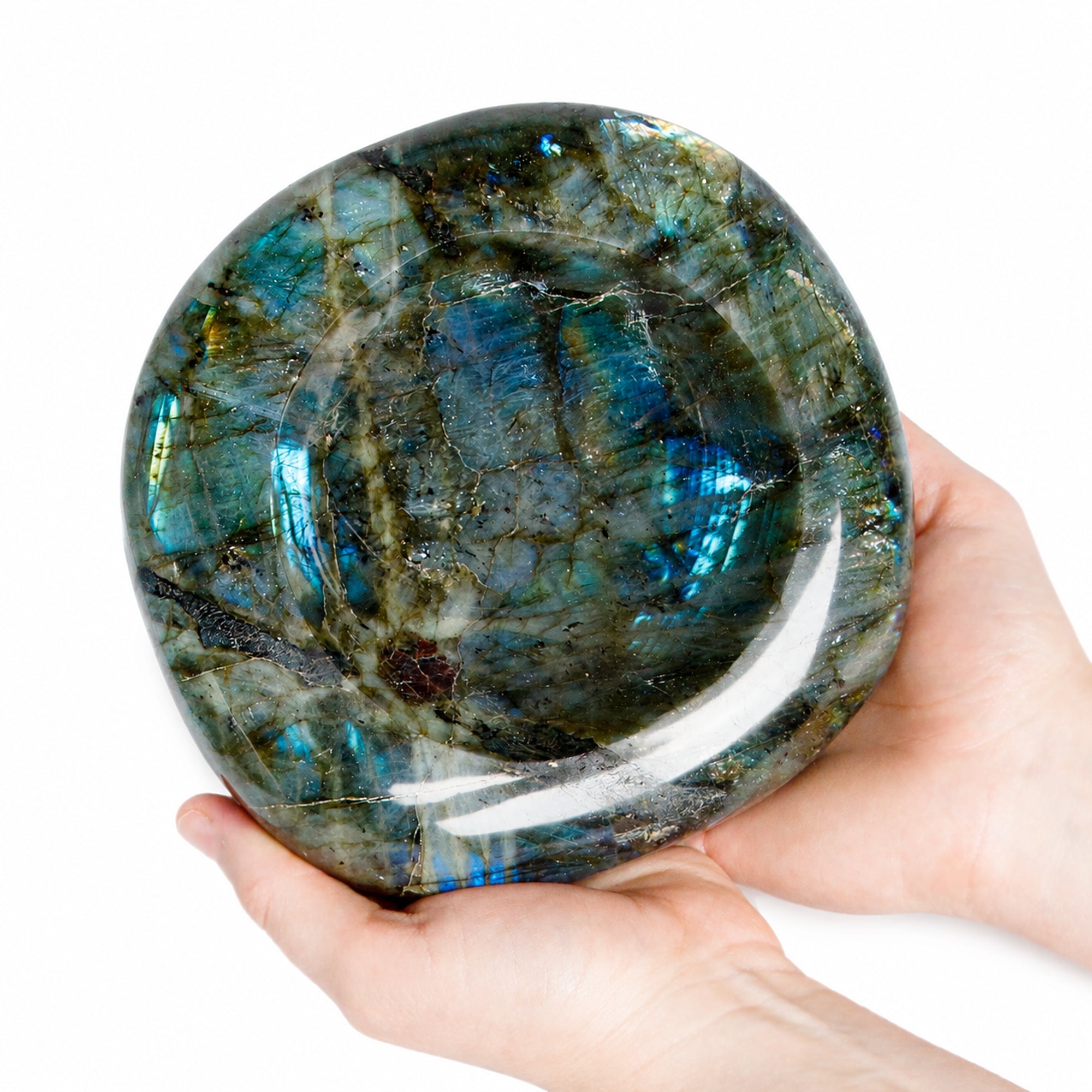 Labradorite Blue Flame Bowl