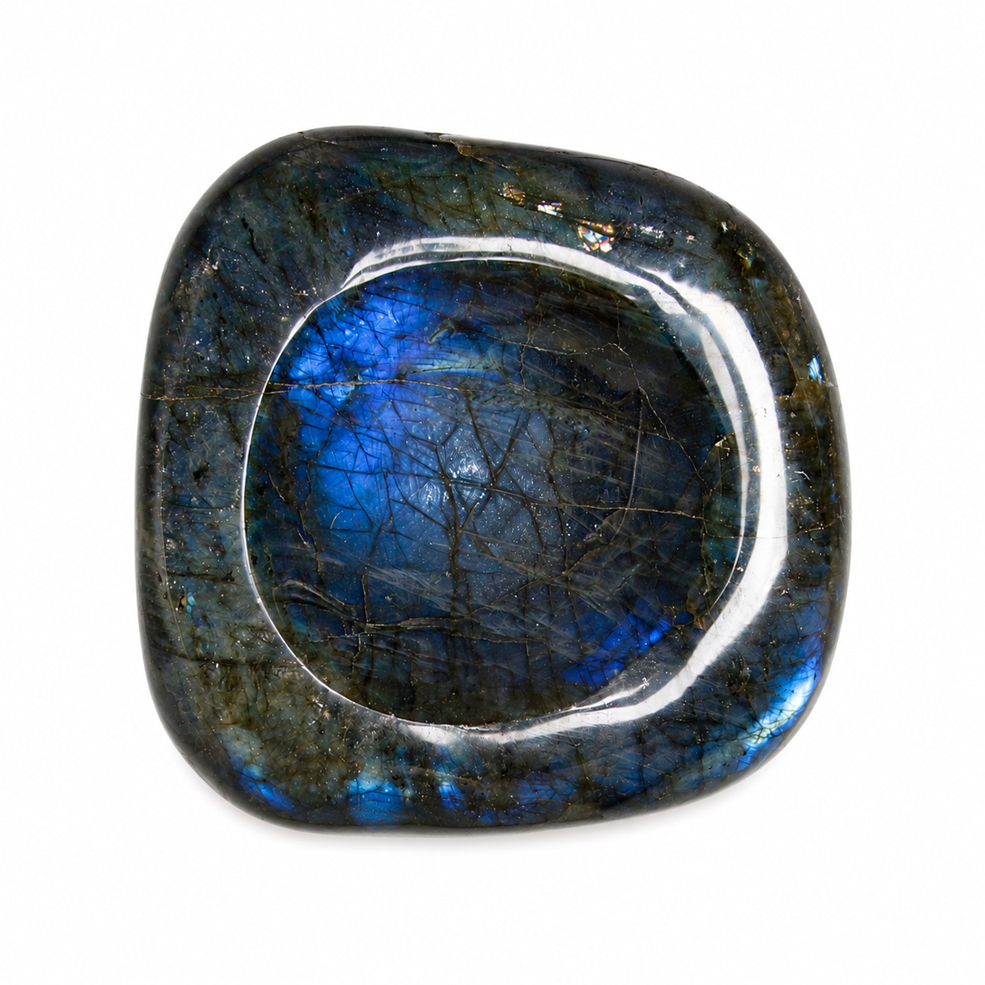 Labradorite Blue Flame Bowl
