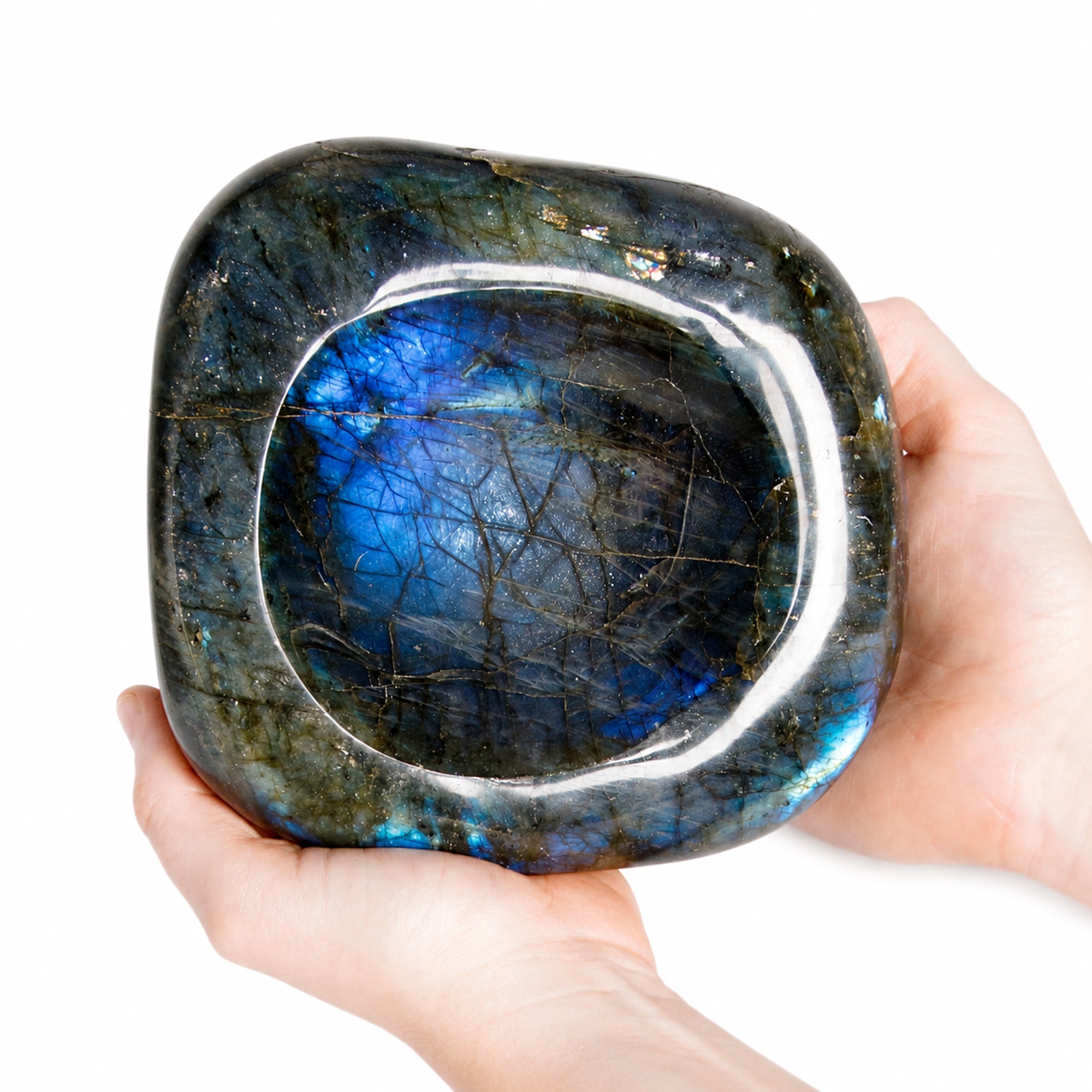 Labradorite Blue Flame Bowl