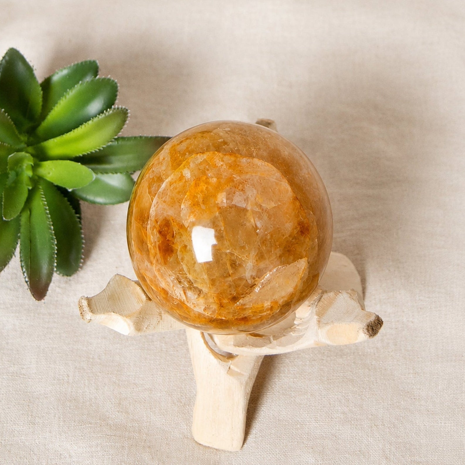 Golden Healer Quartz Sphere - 1 of a Kind