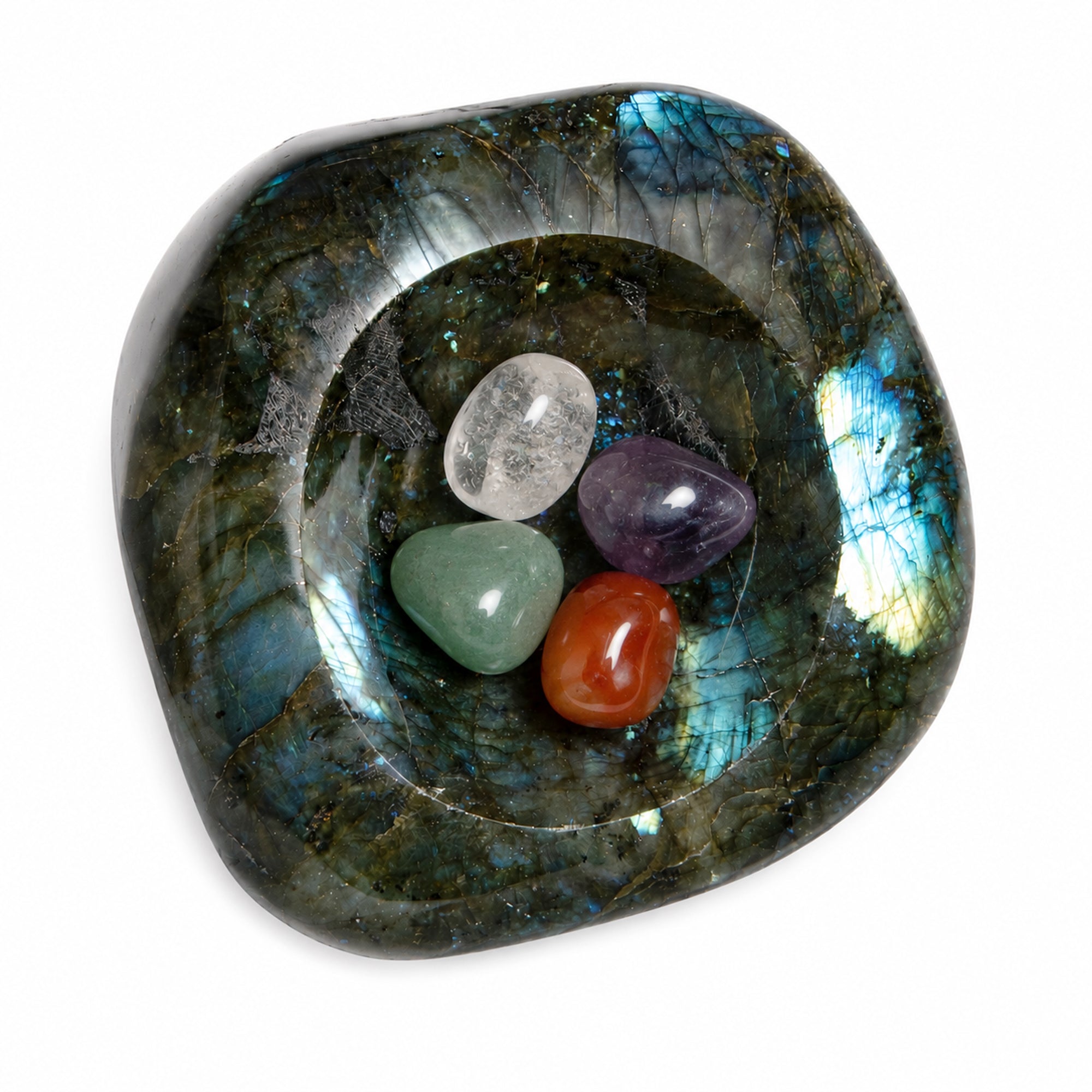 Labradorite Blue Flame Bowl