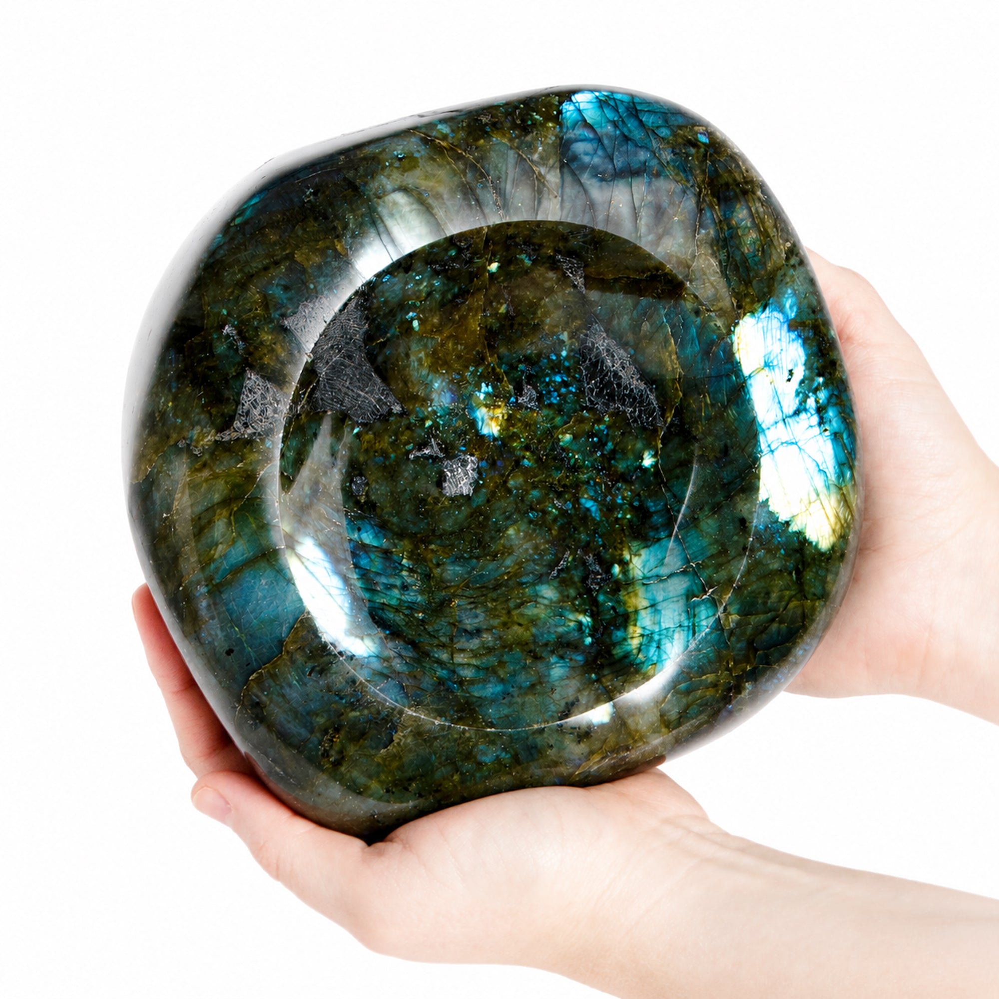 Labradorite Blue Flame Bowl