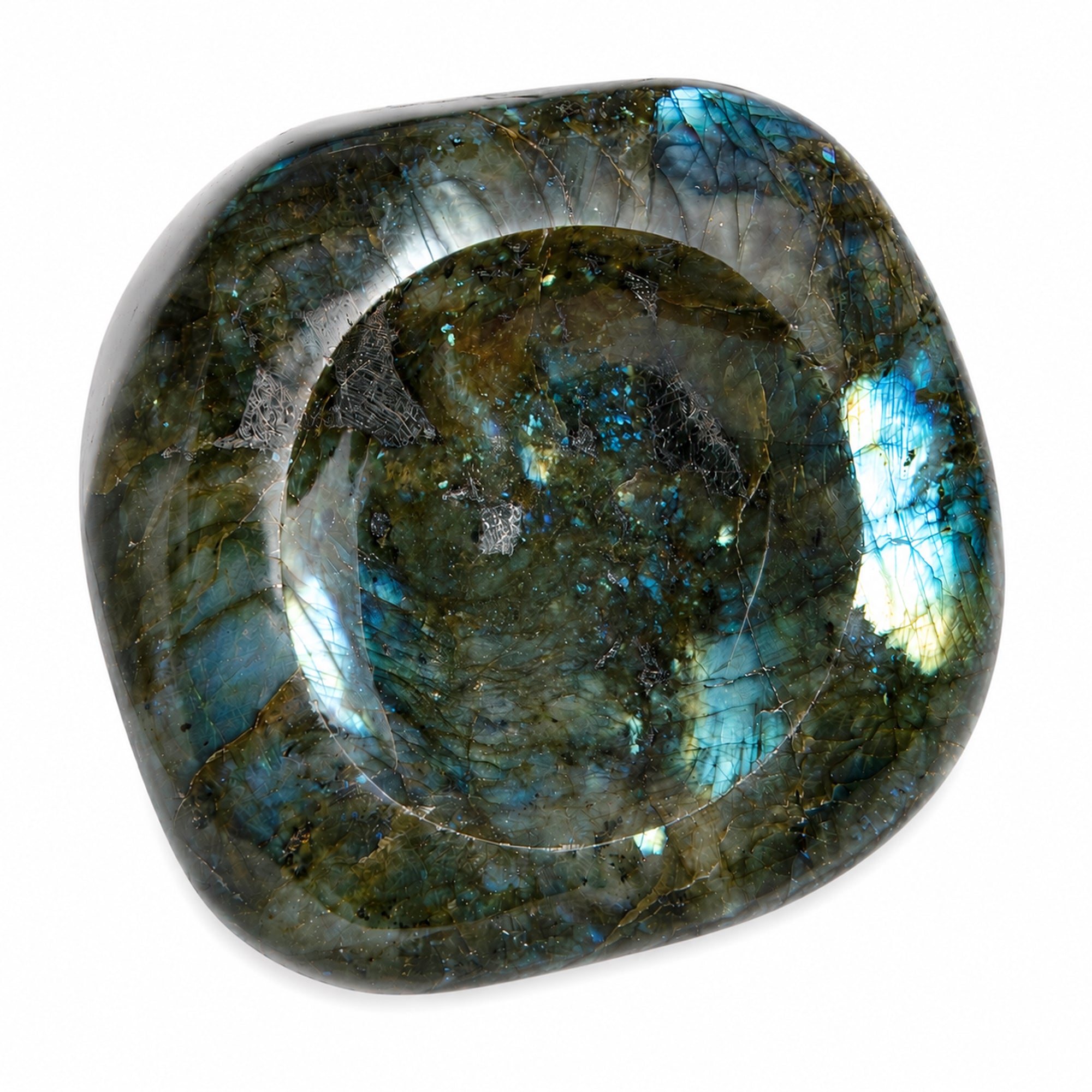 Labradorite Blue Flame Bowl