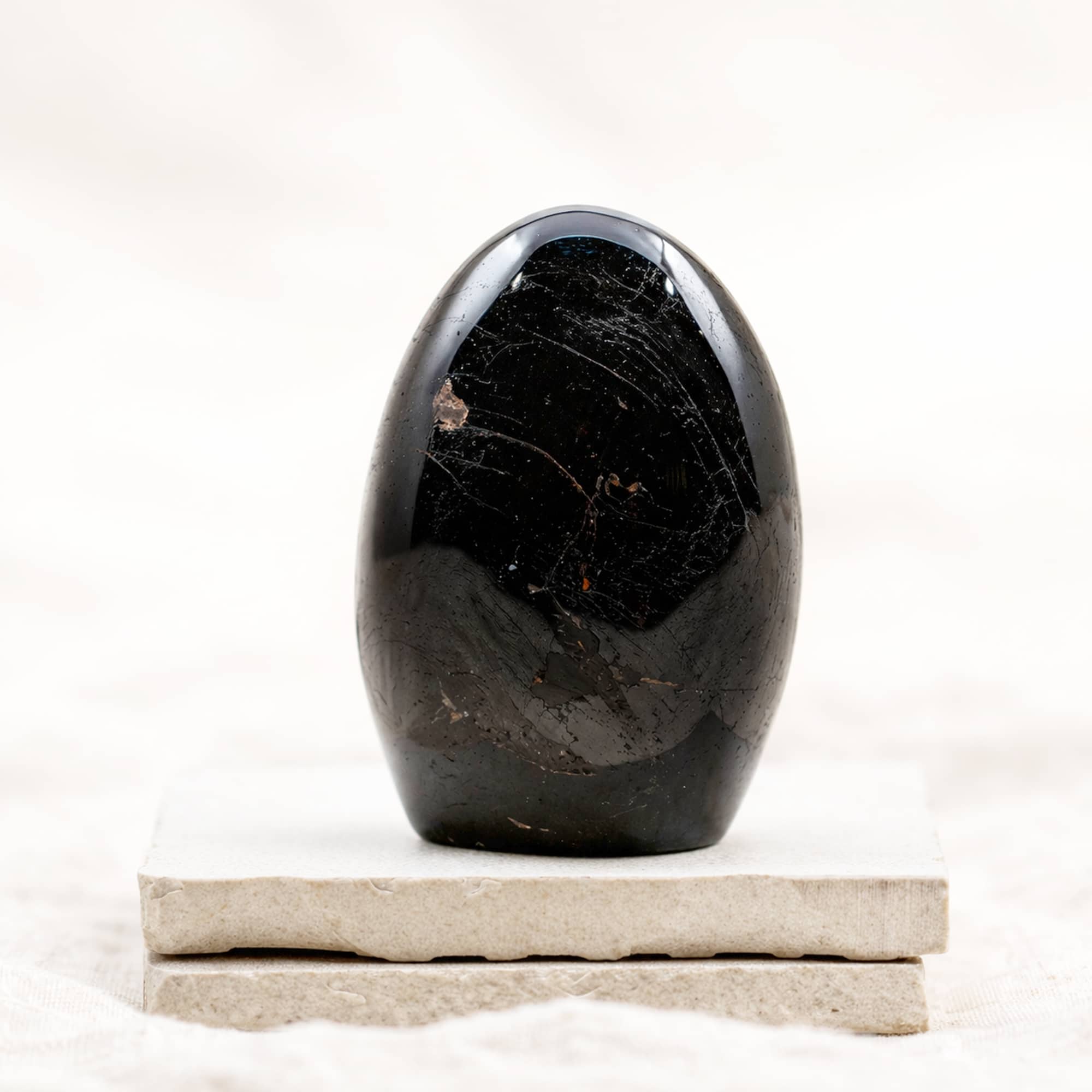 Black Tourmaline Crystal Freeform - 1 of a Kind