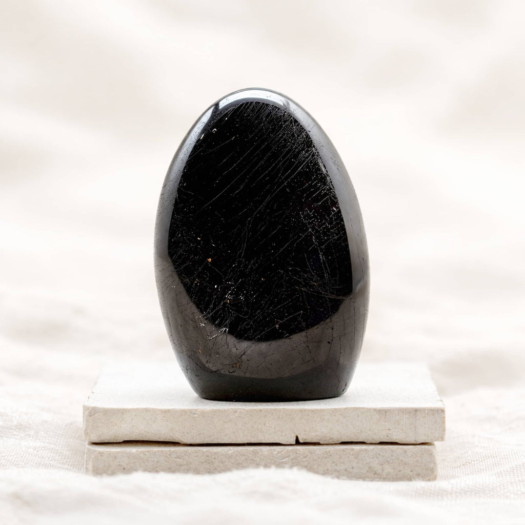 Black Tourmaline Crystal Freeform - 1 of a Kind