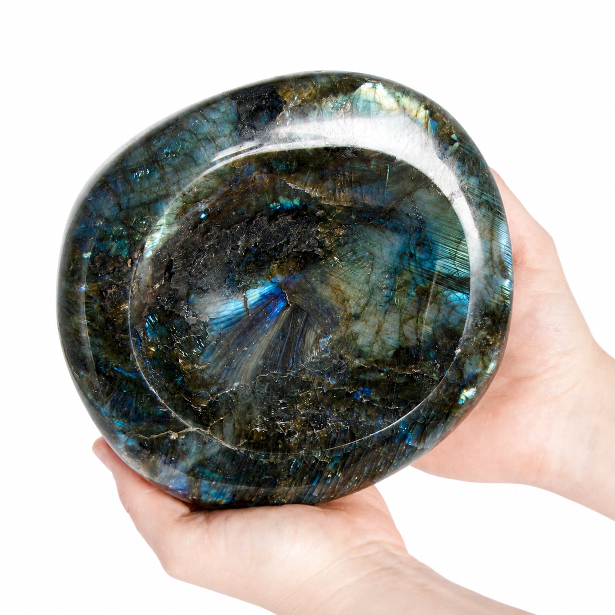 Labradorite Blue Flame Bowl