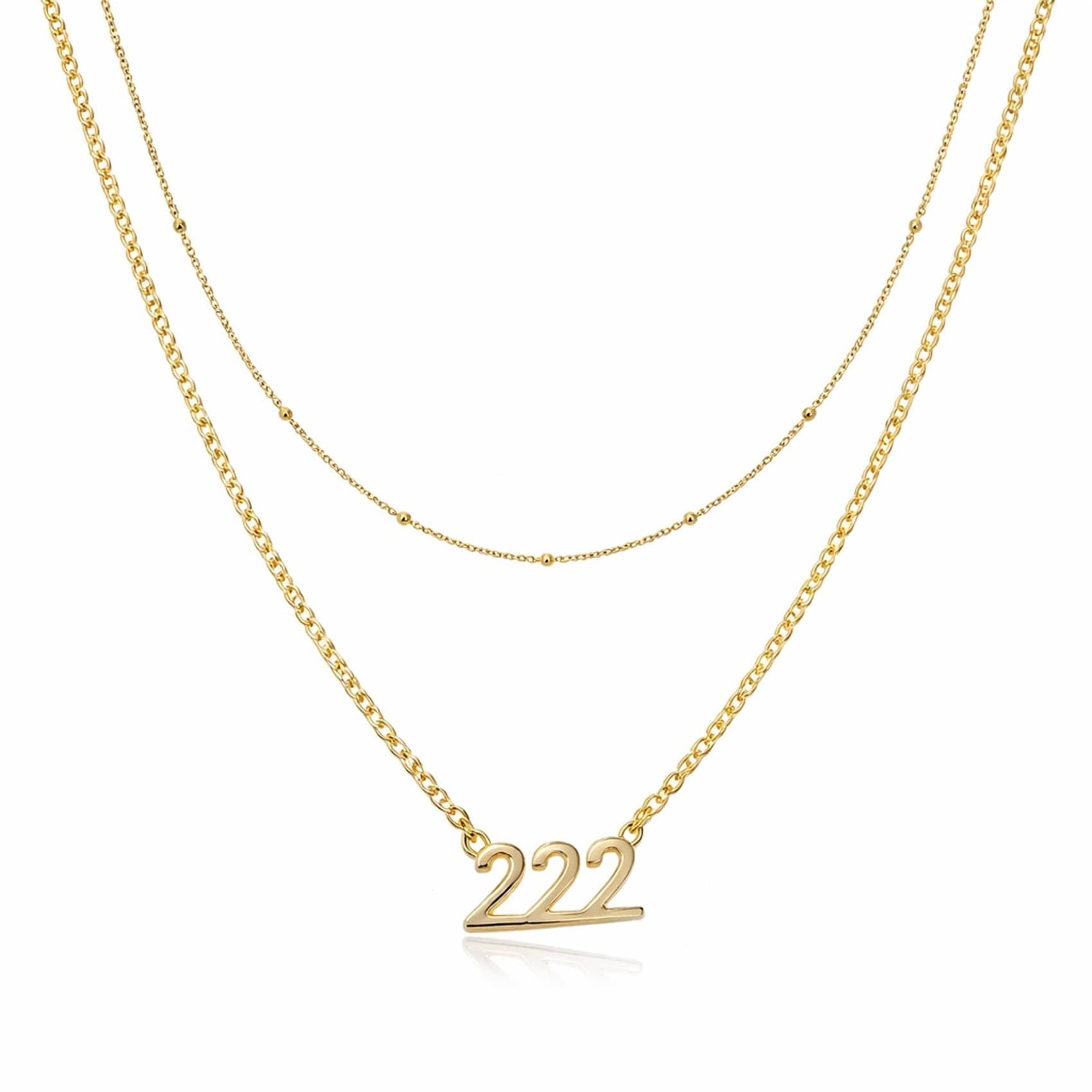 Angel Number Necklaces - Gold or Silver