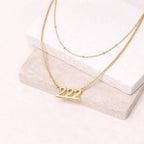 Angel Number Necklaces - Gold or Silver
