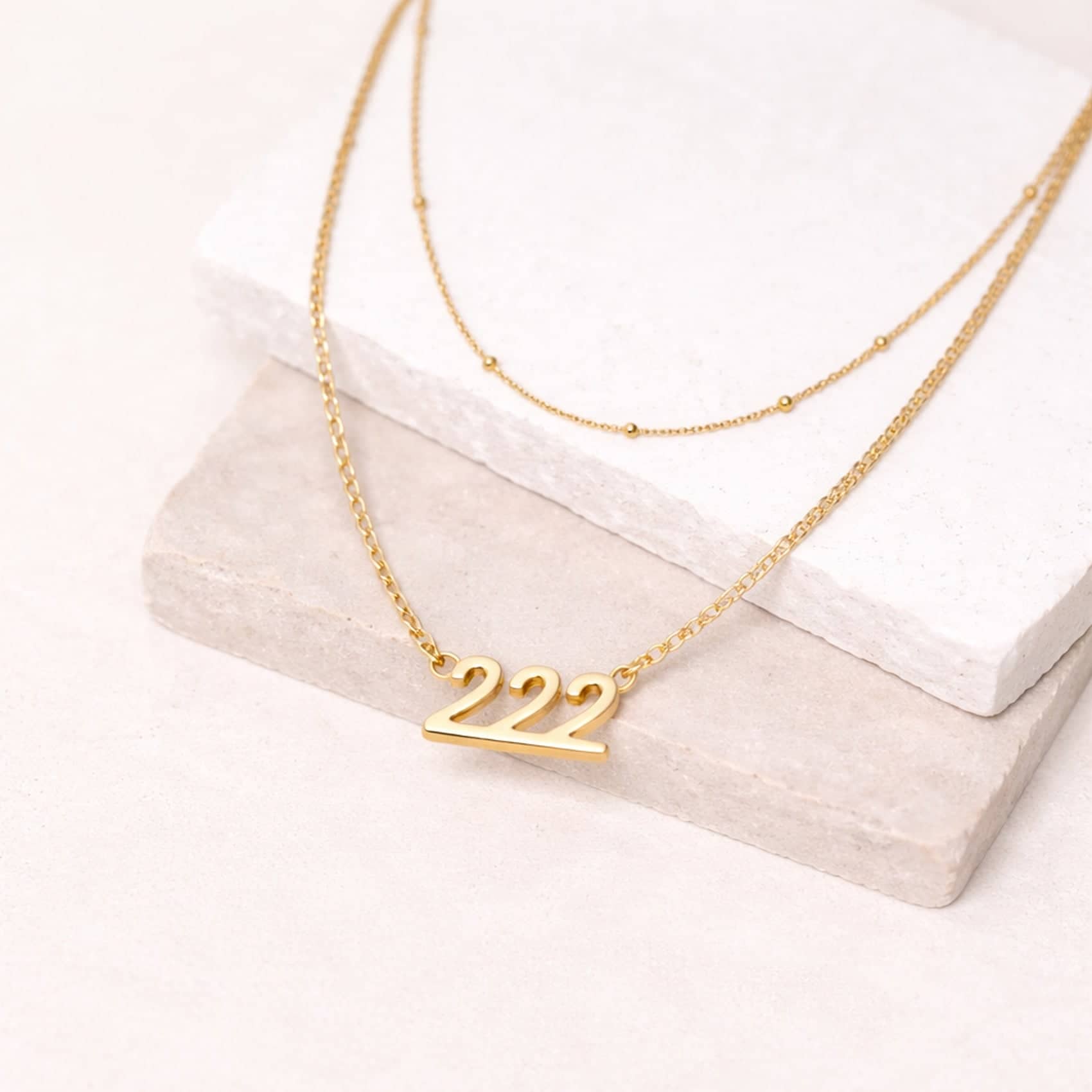 Angel Number Necklaces - Gold or Silver