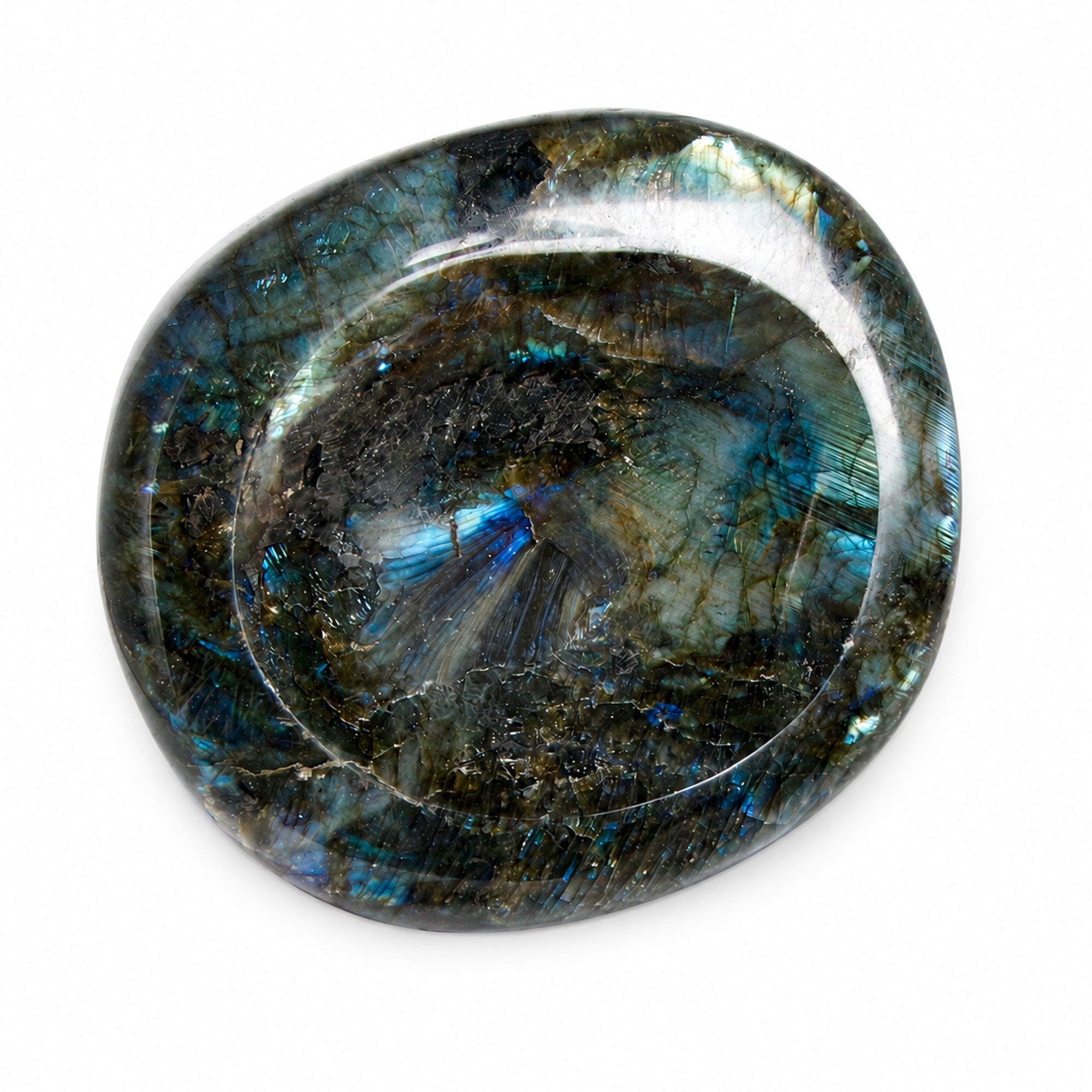 Labradorite Blue Flame Bowl