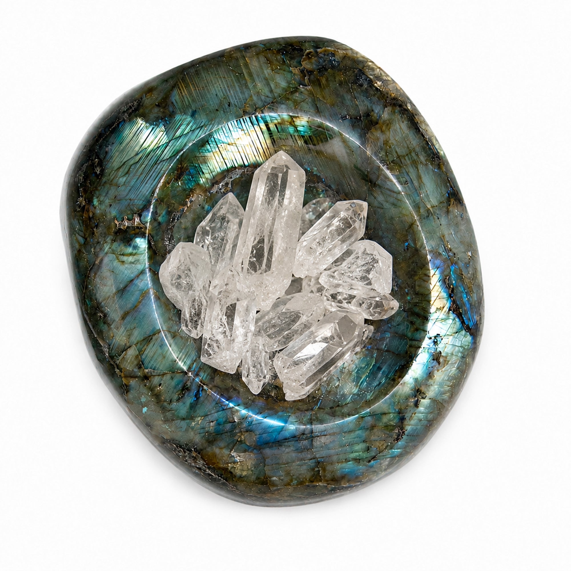 Labradorite Blue Flame Bowl