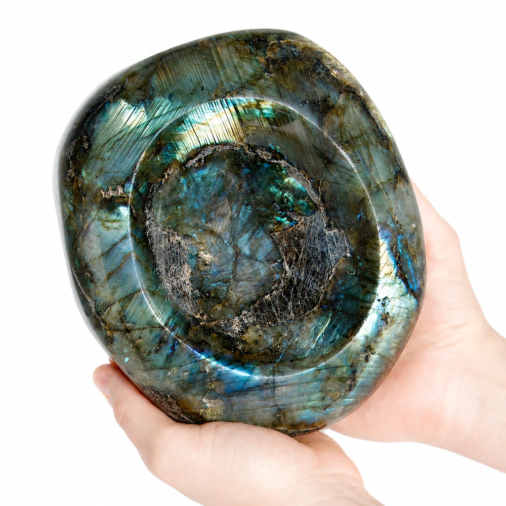 Labradorite Blue Flame Bowl