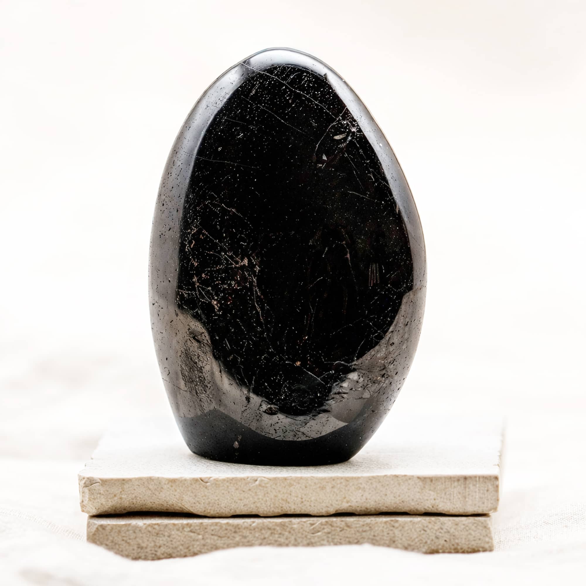 Black Tourmaline Crystal Freeform - 1 of a Kind