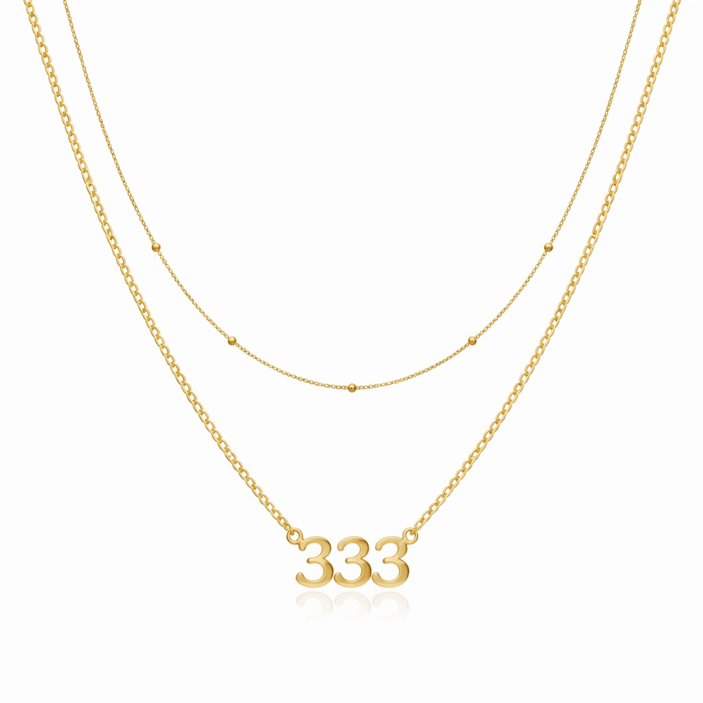 Angel Number Necklaces - Gold or Silver