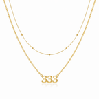Angel Number Necklaces - Gold or Silver