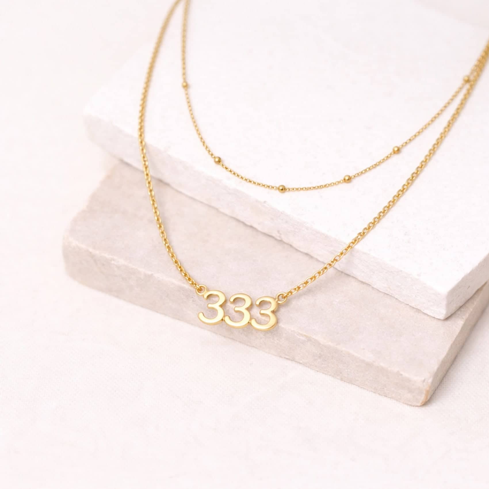 Angel Number Necklaces - Gold or Silver