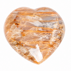 Peach Moonstone Heart - 1 of a Kind