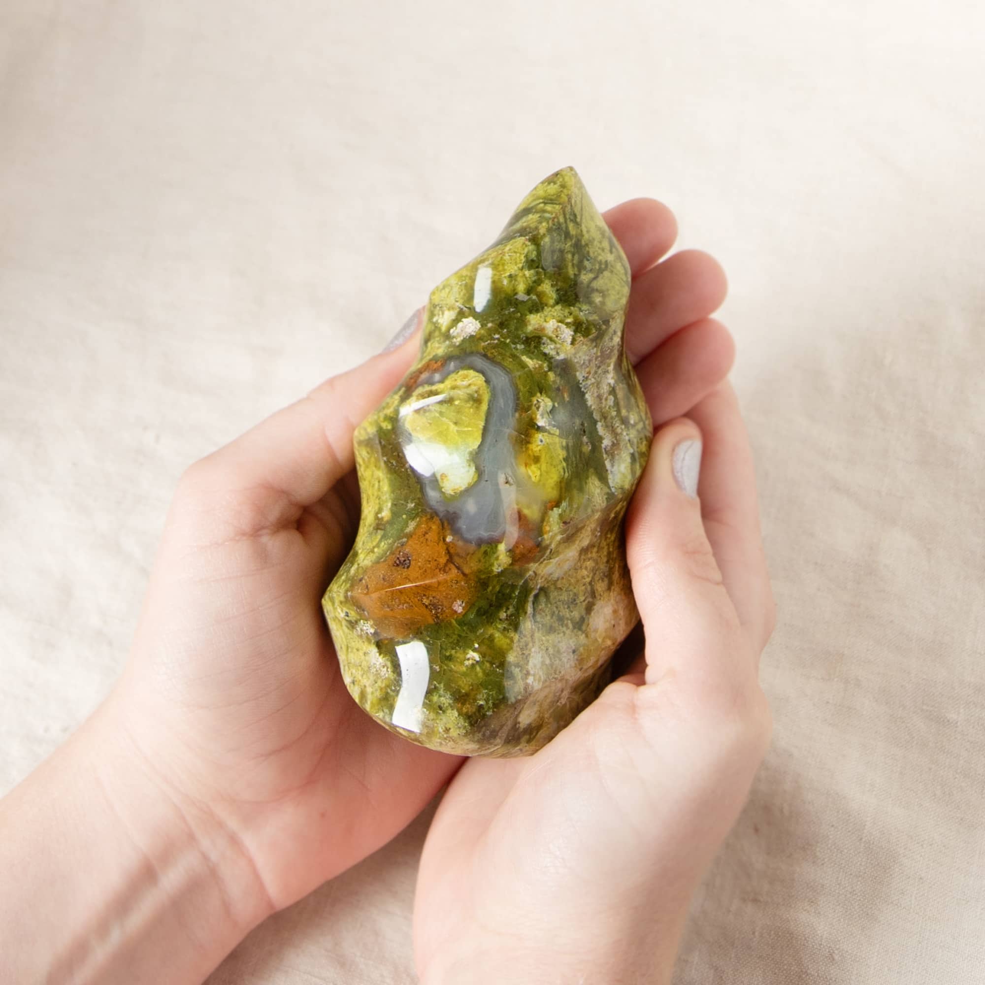 Green Opal Flame - 1 of a Kind