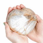 Peach Moonstone Heart - 1 of a Kind