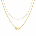 Angel Number Necklaces - Gold or Silver
