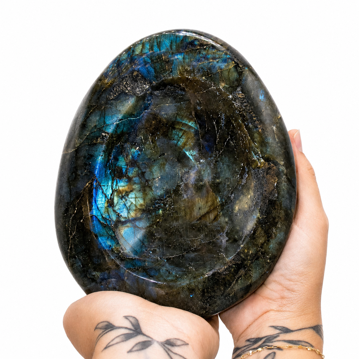 Labradorite Blue Flame Bowl