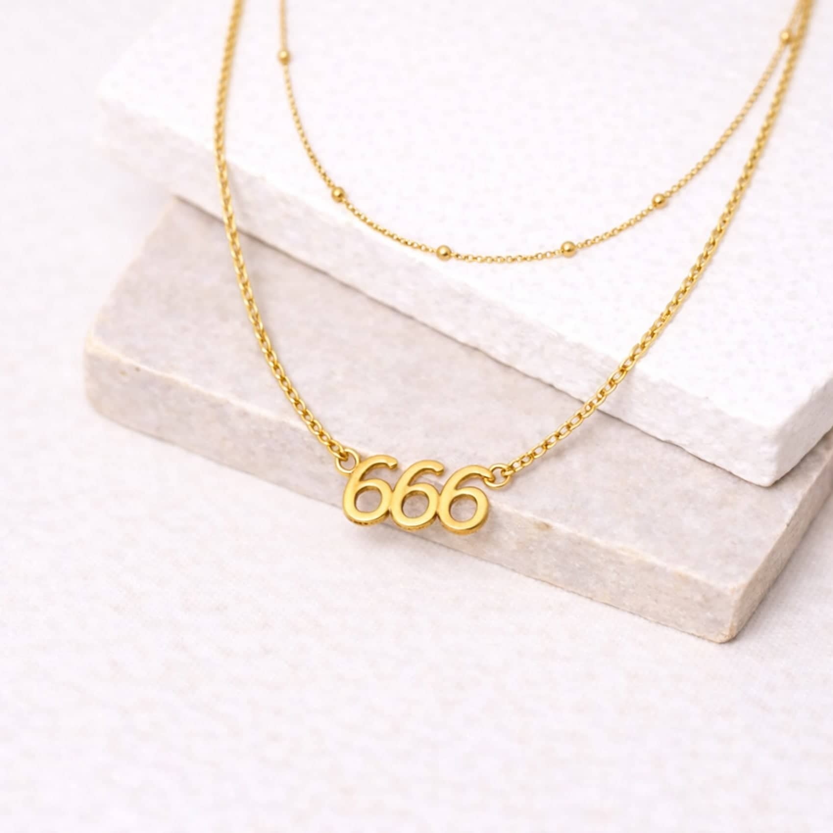 Angel Number Necklaces - Gold or Silver