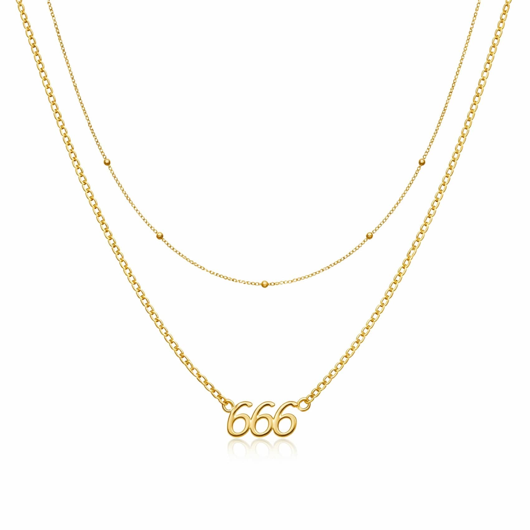 Angel Number Necklaces - Gold or Silver