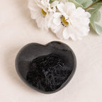 Black Tourmaline Heart - 1 of a Kind - AAA Premium Quality