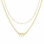 Angel Number Necklaces - Gold or Silver