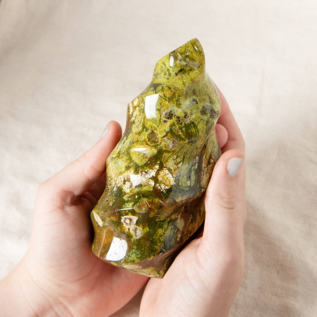 Green Opal Flame - 1 of a Kind