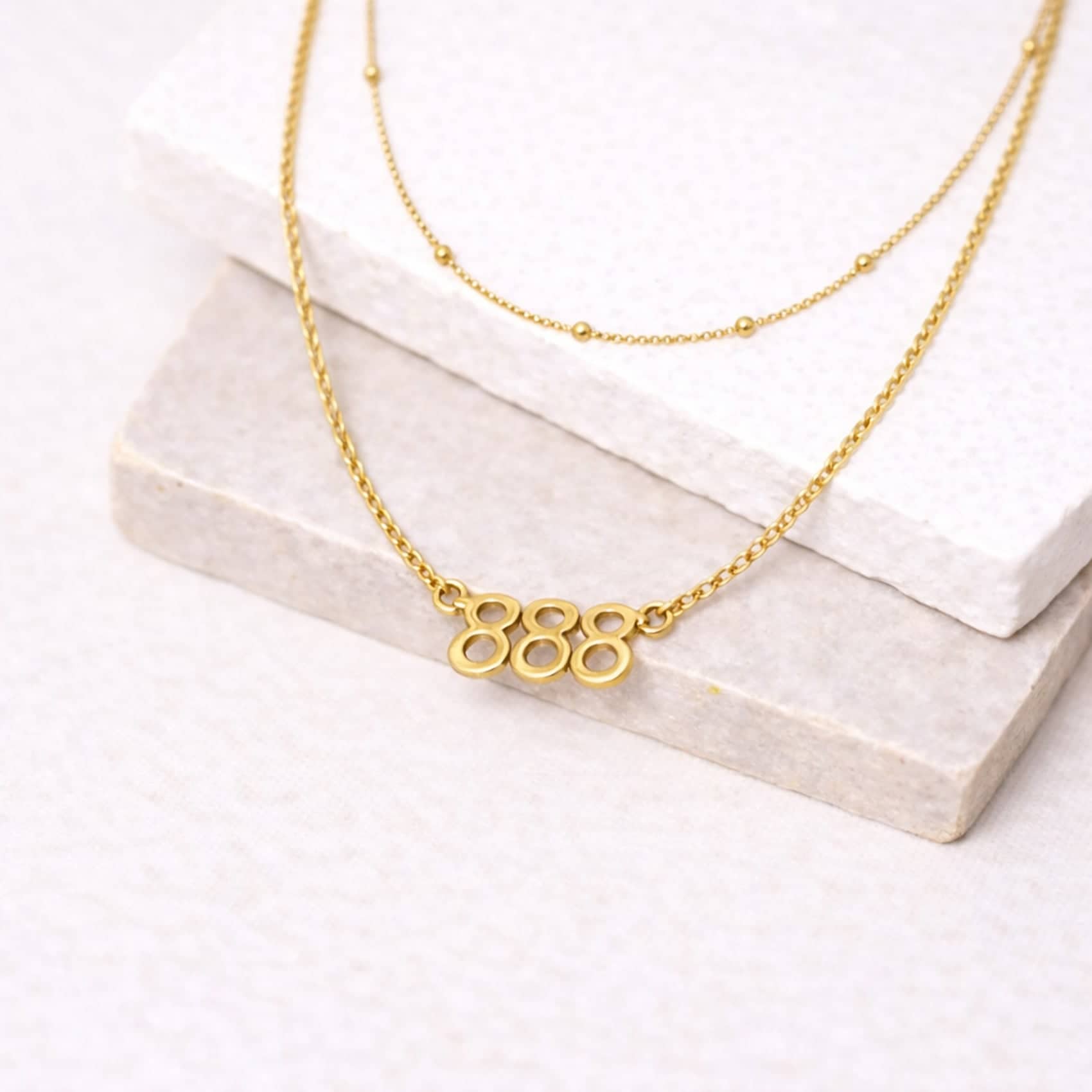 Angel Number Necklaces - Gold or Silver