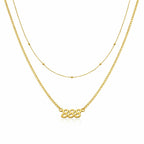 Angel Number Necklaces - Gold or Silver