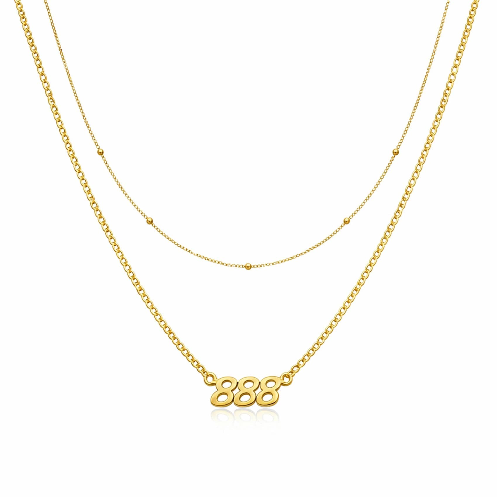 Angel Number Necklaces - Gold or Silver