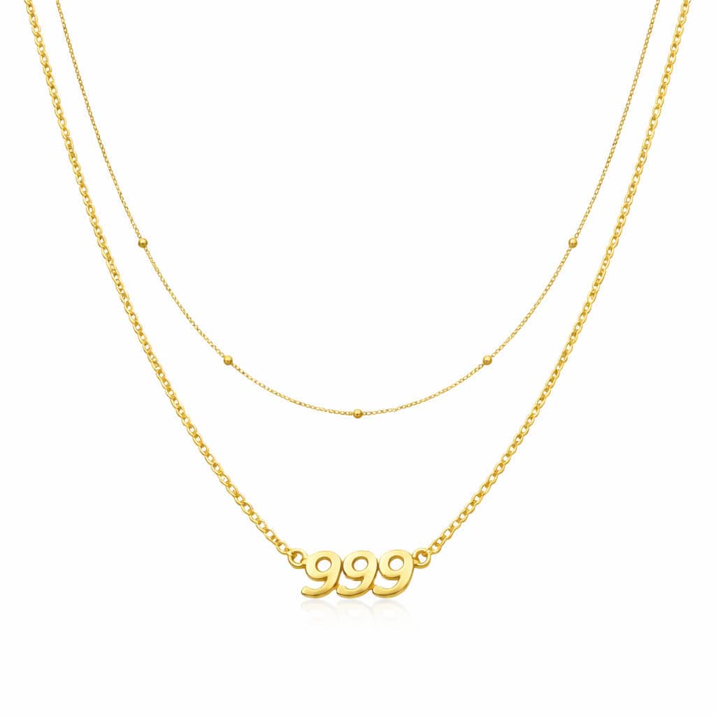 Angel Number Necklaces - Gold or Silver