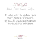 Amethyst Worry Stone