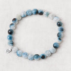 Rare Blue Ice Glacierite Energy Bracelet 6mm