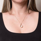 Clear Quartz Raw Crystal Necklace
