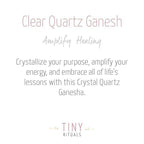 Clear Quartz Ganesh