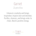 Garnet Energy Anklet